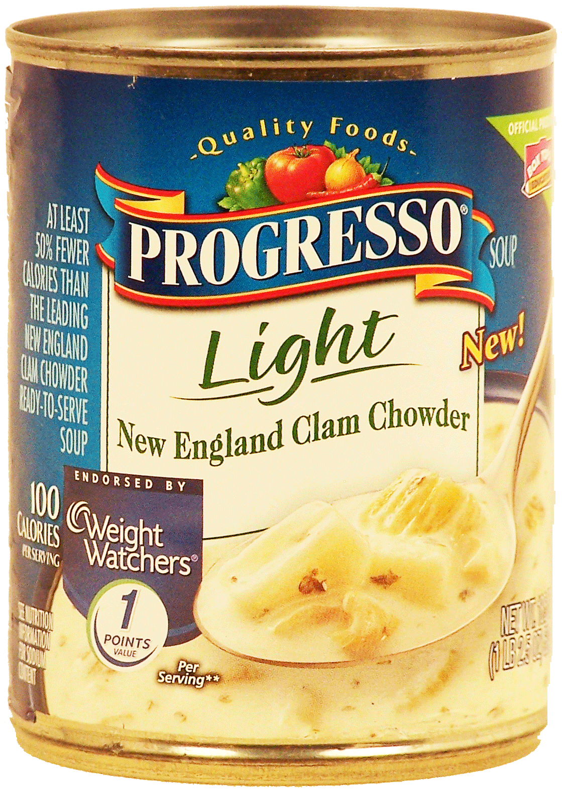 Progresso Light new england clam chowder ready to serve soup Full-Size Picture